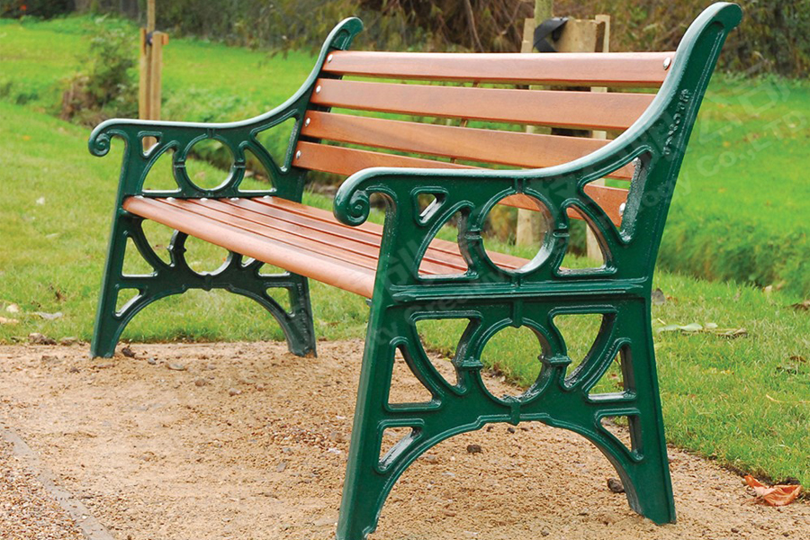 铸铁公园椅,户外座椅,防腐木园林长椅