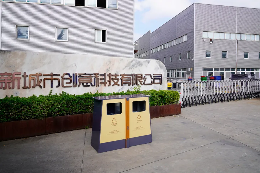 双桶垃圾箱,分类垃圾桶,铁艺垃圾箱,户外垃圾桶厂家