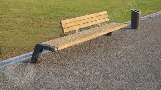 户外长条公园椅