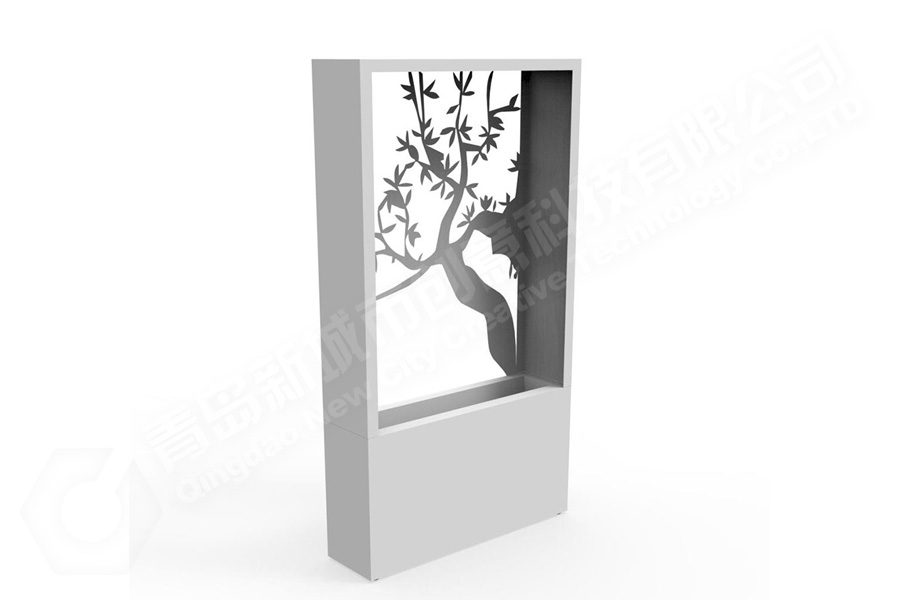 不锈钢花箱,景观花箱,户外组合花钵花槽,铁艺花箱