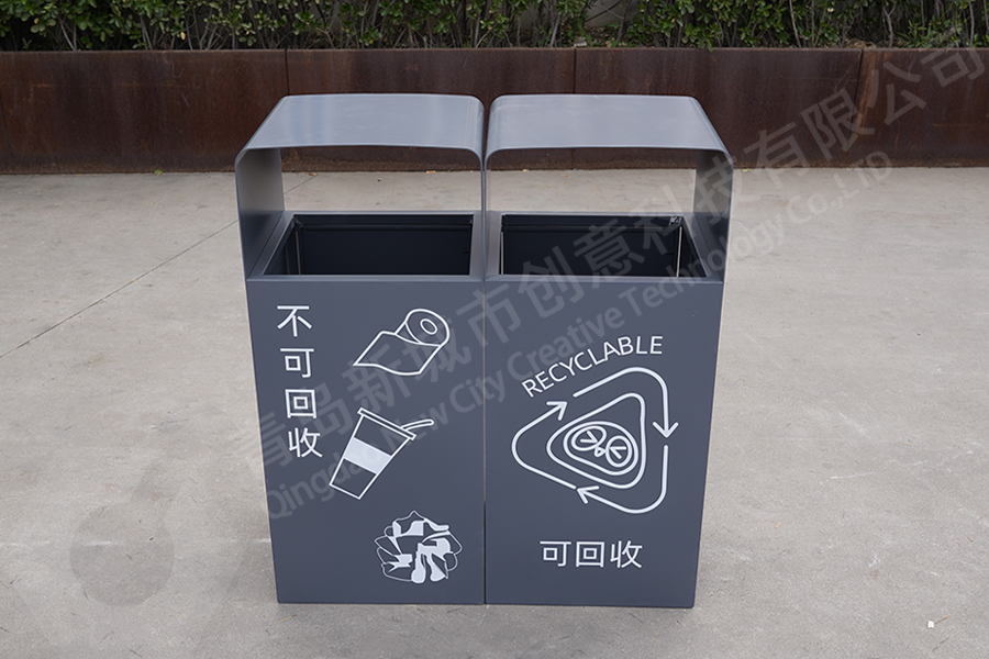 不锈钢分类垃圾桶,户外垃圾箱,不锈钢垃圾桶