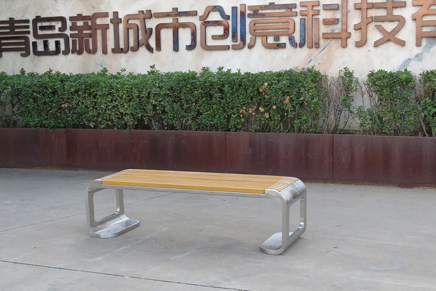 不锈钢坐凳,户外休闲凳,公园长凳,景观座凳