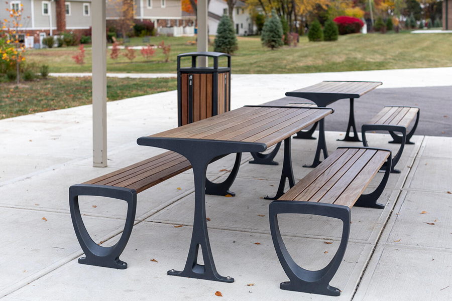 户外桌椅,公园休闲椅,实木户外桌椅组合
