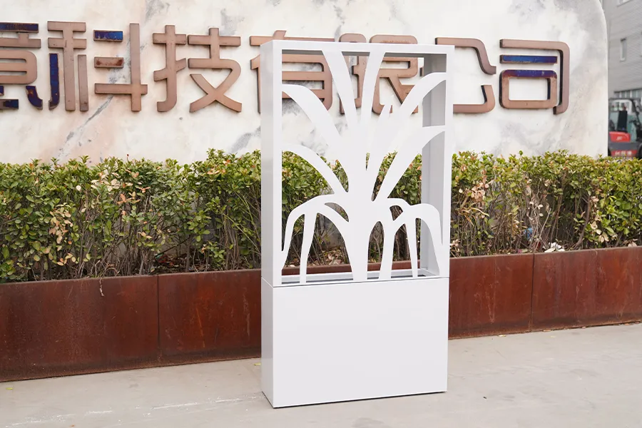 不锈钢花箱,景观花箱,户外组合花钵花槽,铁艺花箱