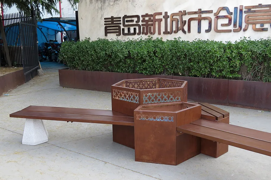 凝土花箱坐凳,公园混凝土坐凳,花箱座椅,混凝土公共花箱座椅