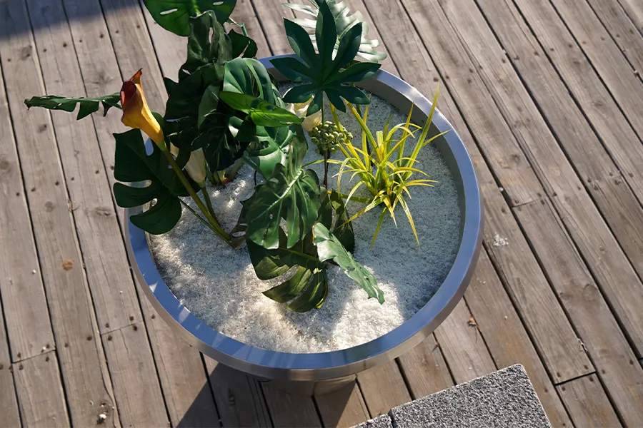 不锈钢花箱,花箱,户外花箱