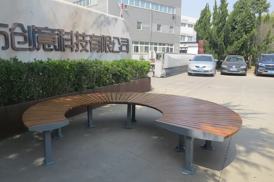 弧形坐凳,户外坐凳,公园休闲坐凳,景观无靠背坐凳