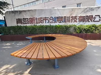 布鲁克弧形坐凳