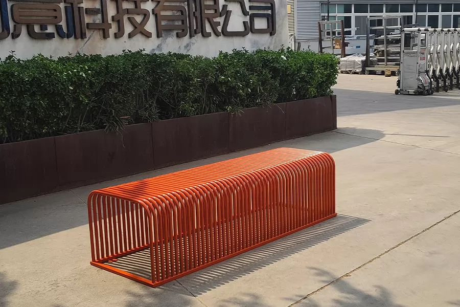 公园坐凳,铁艺休闲长凳,景观座椅,户外座凳厂家