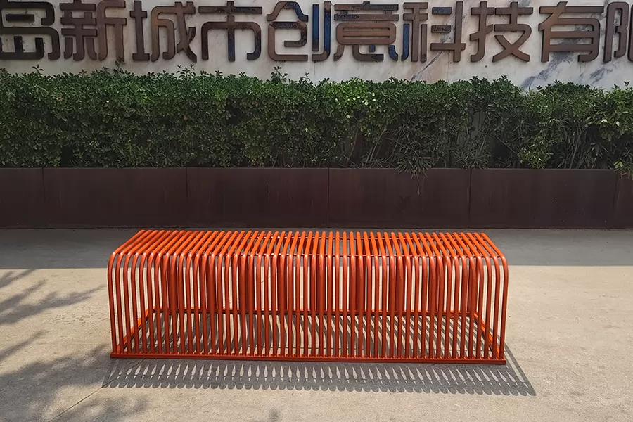 公园坐凳,铁艺休闲长凳,景观座椅,户外座凳厂家