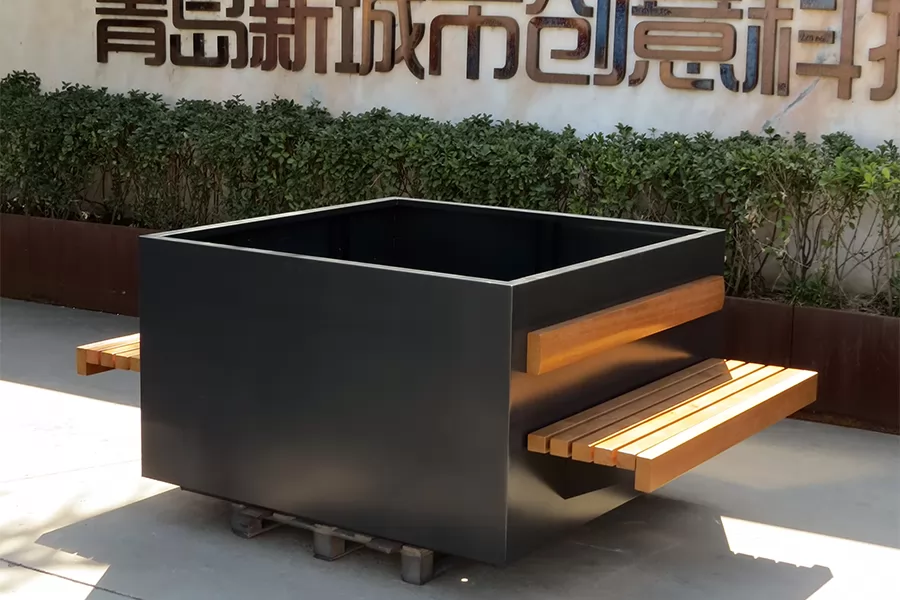 创意花箱式座椅,户外休闲椅,公园椅,休闲花箱长凳