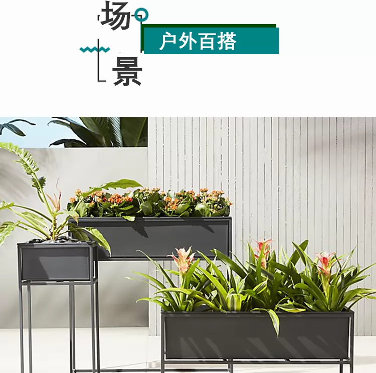 铁艺组合花架